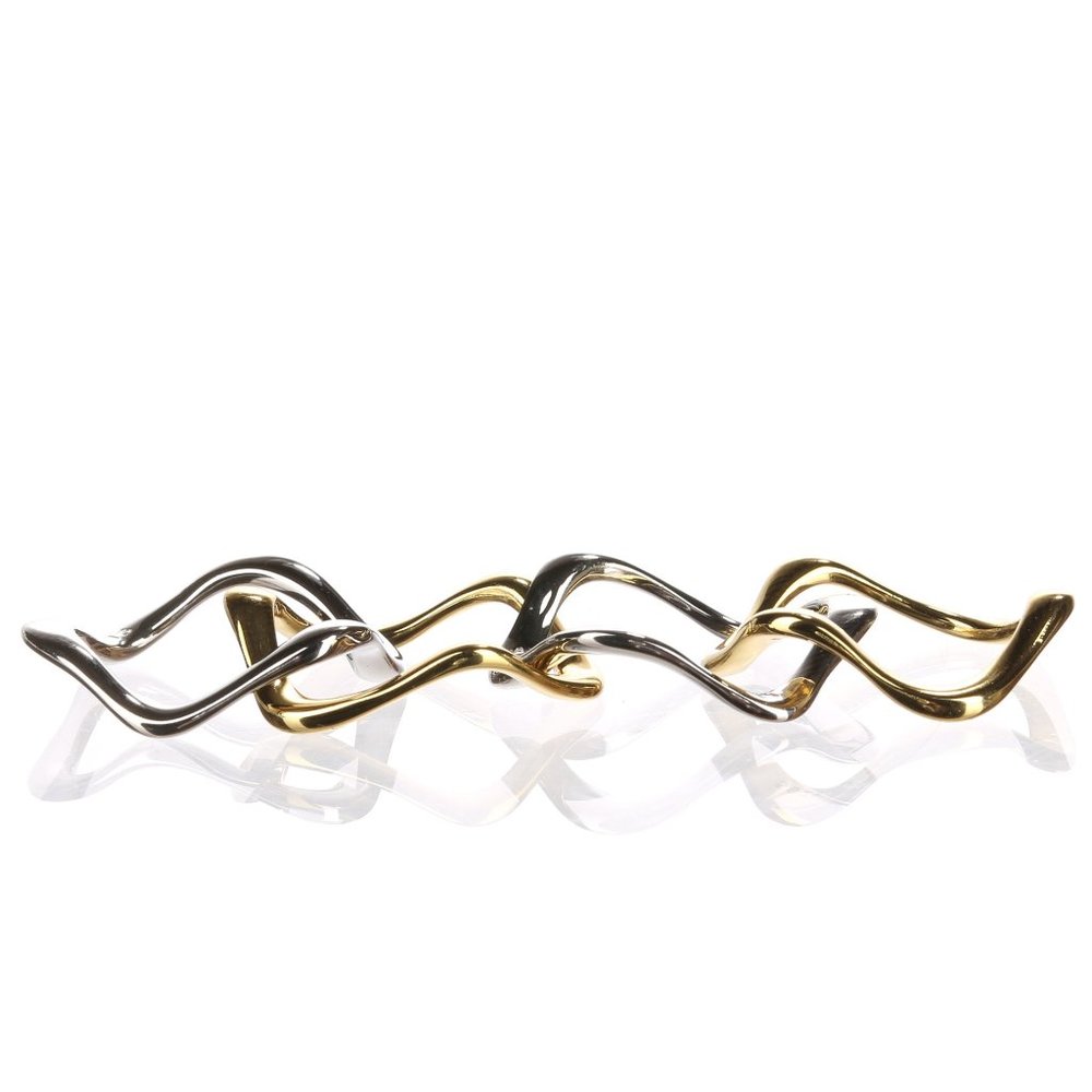 Wave Ring Sonic Ring Gold Twist Wave ring